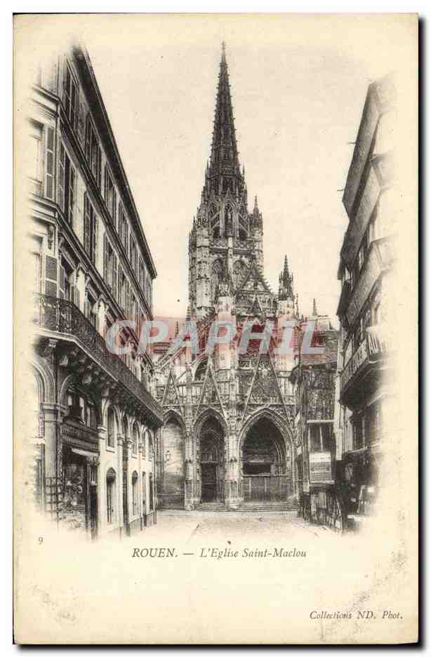 CPA Rouen L Eglise Saint Maclou