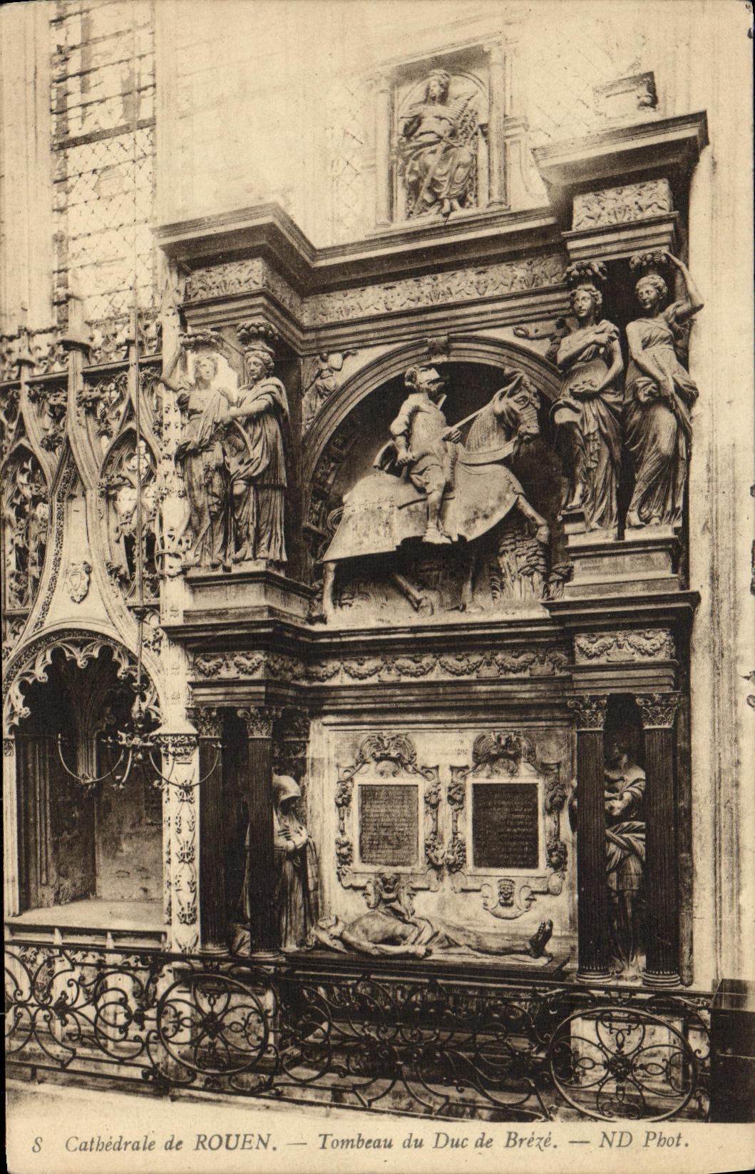 CPA Rouen Cathedrale Tombeau du duc de Breze