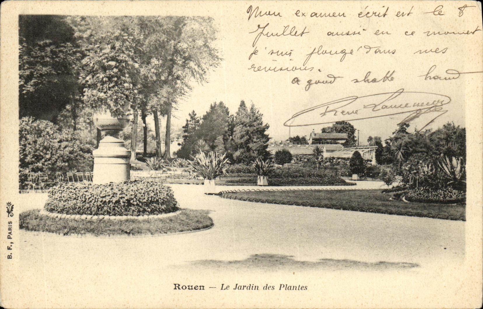 CPA Rouen Le Jardin Des Plantes