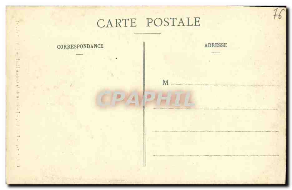 CPA Rouen Fontaine De La Grosse Horloge — Verso