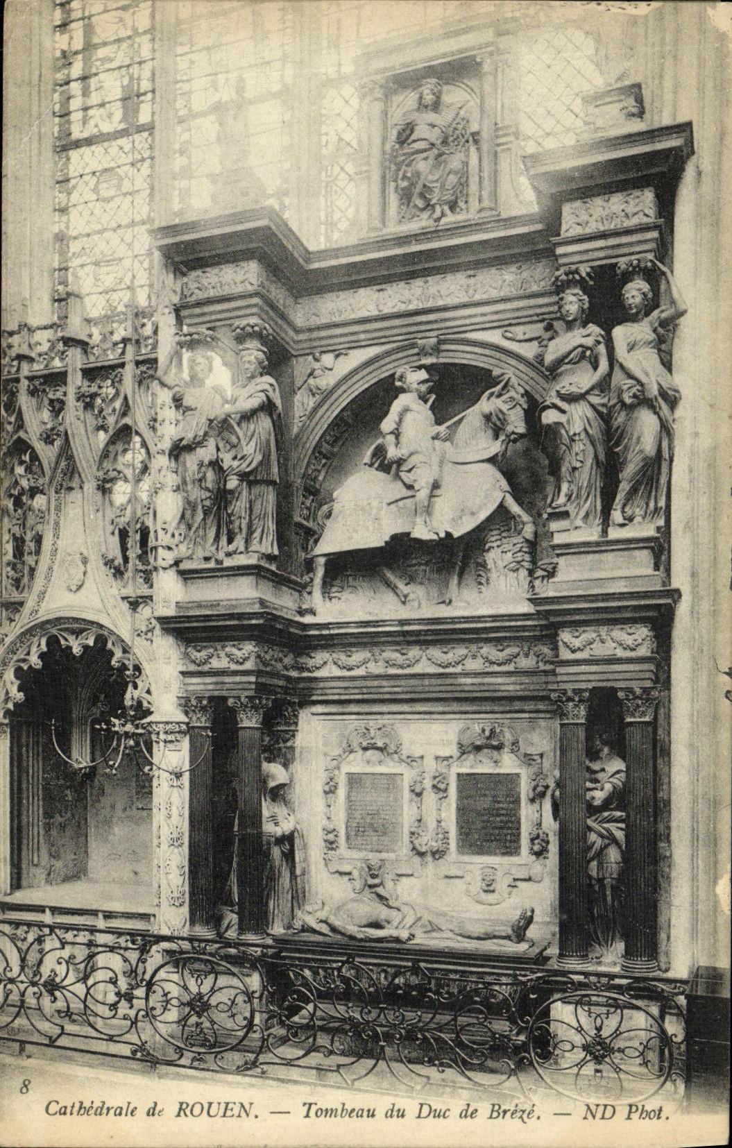 CPA Rouen Cathedrale Tombeau du Duc De Breze