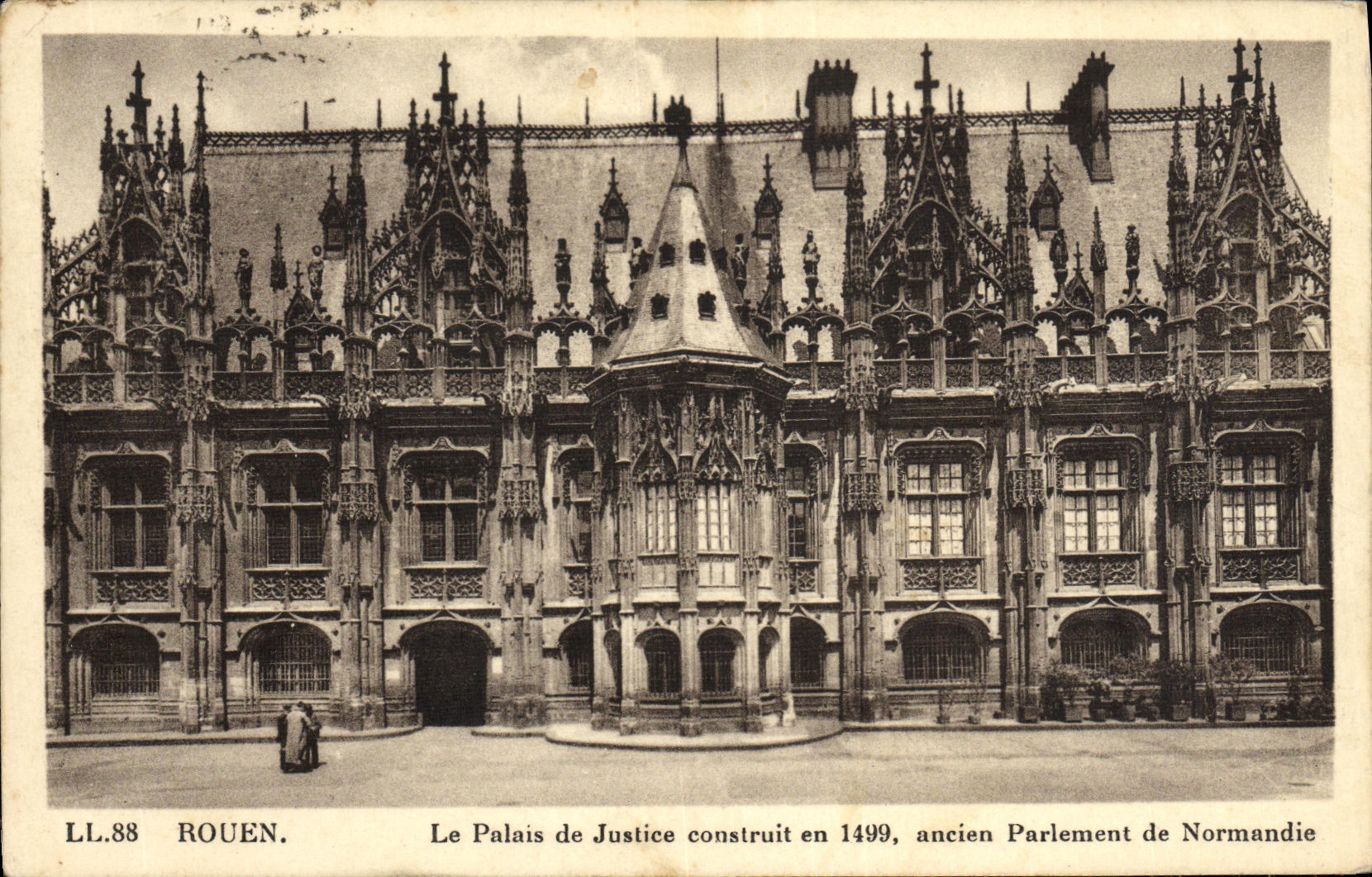 CPA Rouen Le Palais du Justice Construit en 1499 Ancien parlement de Normandie