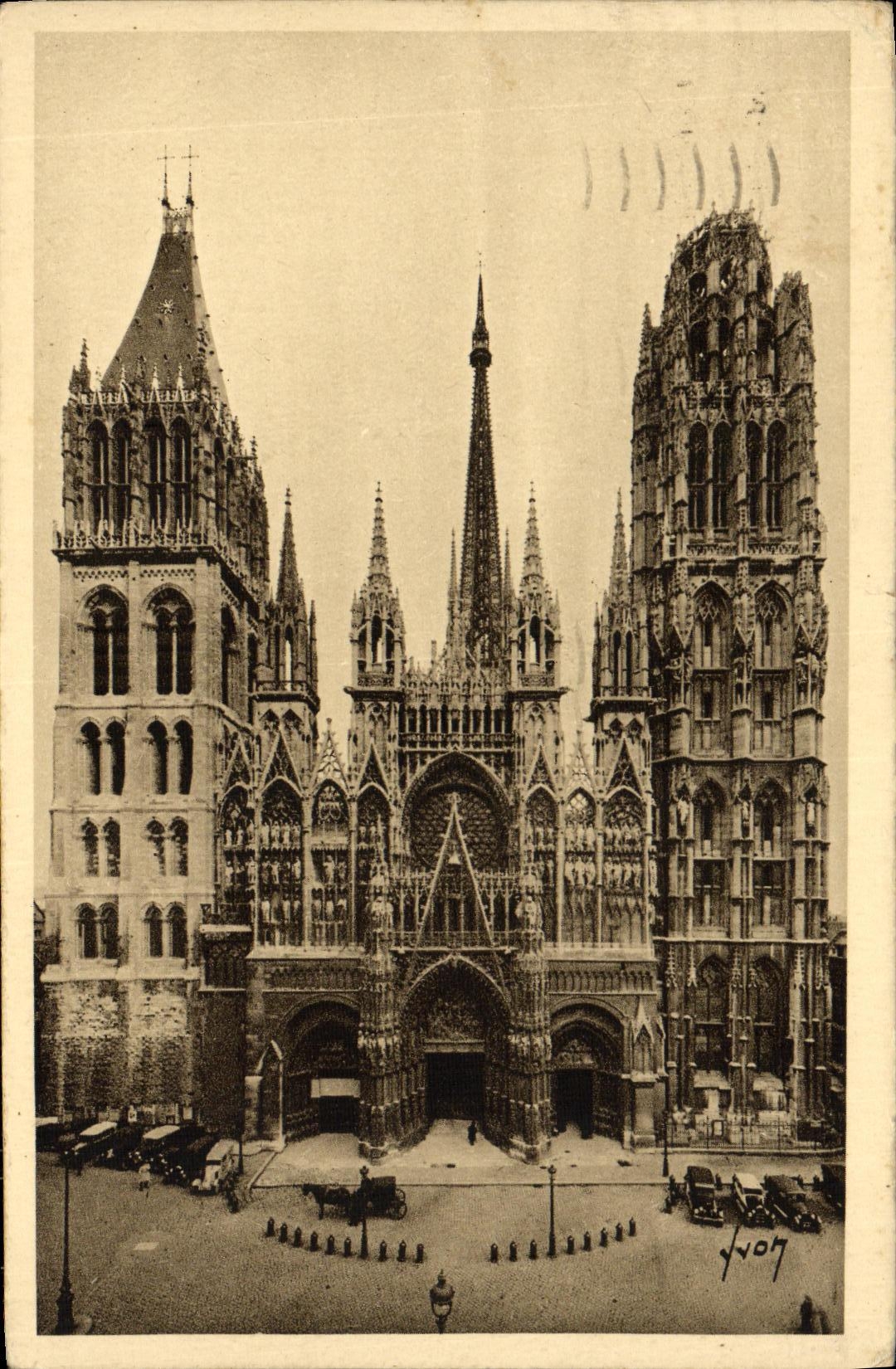 CPA Rouen La Cathedrale Notre Dame
