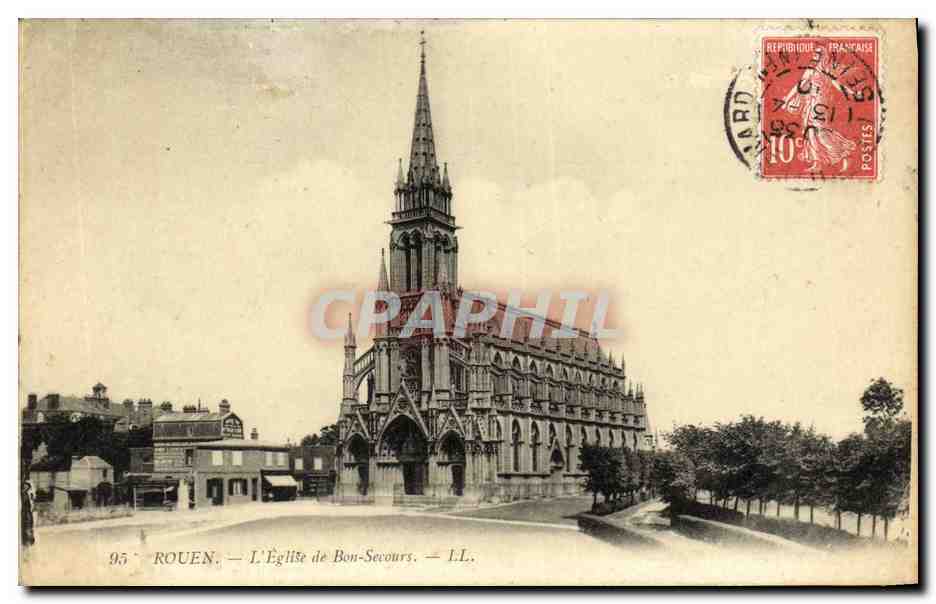 CPA Rouen L Eglise de Bon Secours