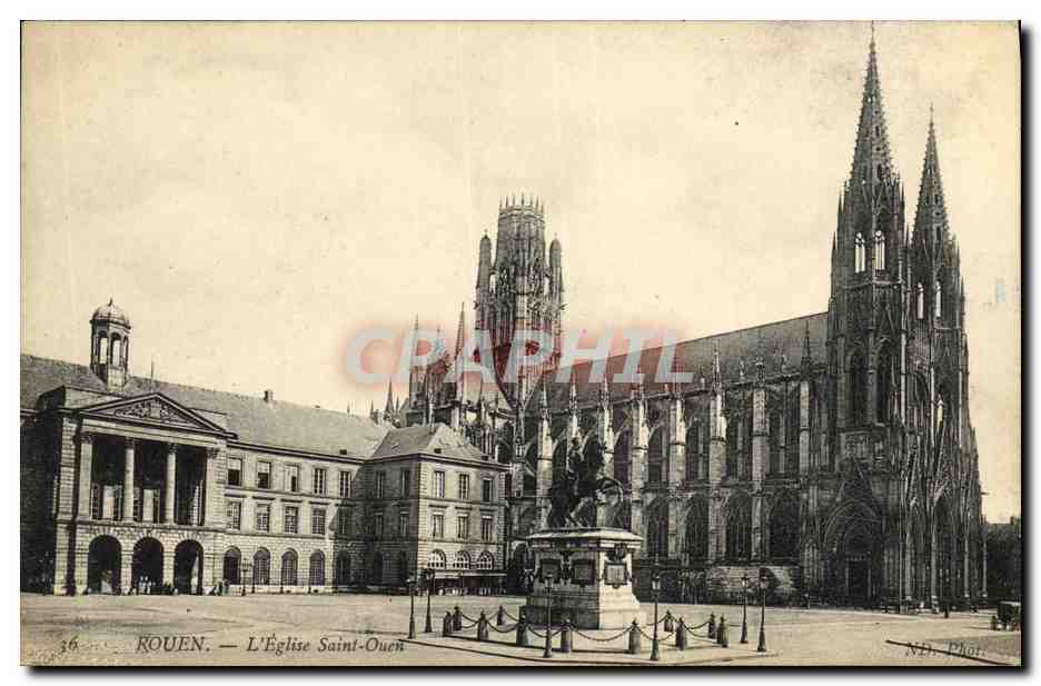 CPA Rouen L Eglise Saint Ouen