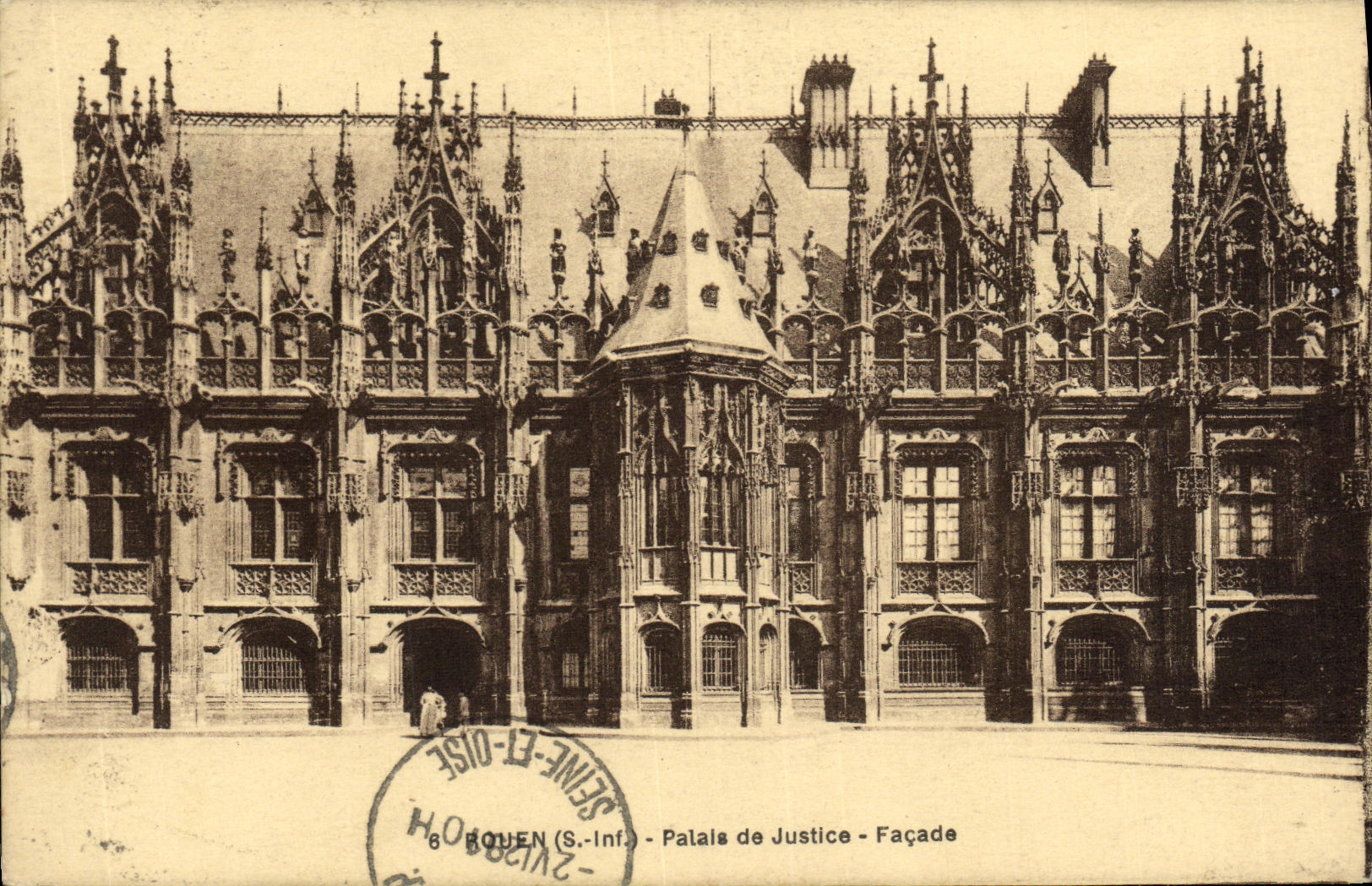 CPA Rouen Palae de Justice Facade