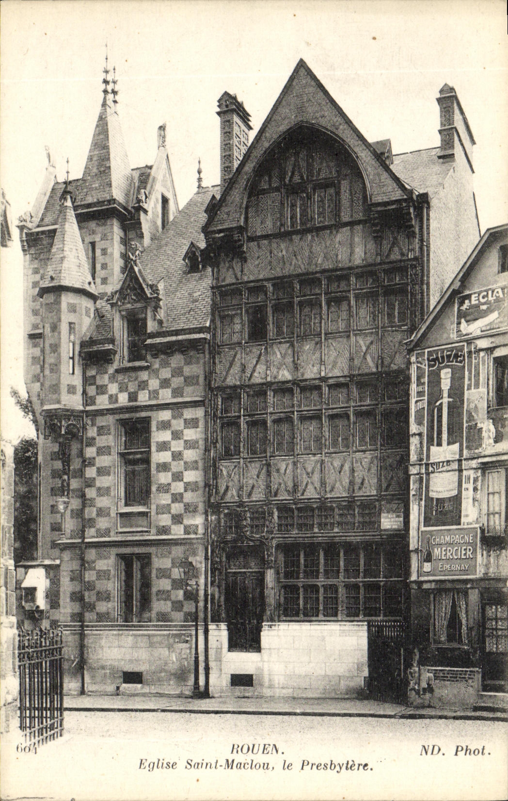 CPA Rouen Eglise Saint Maclou le Presbytere