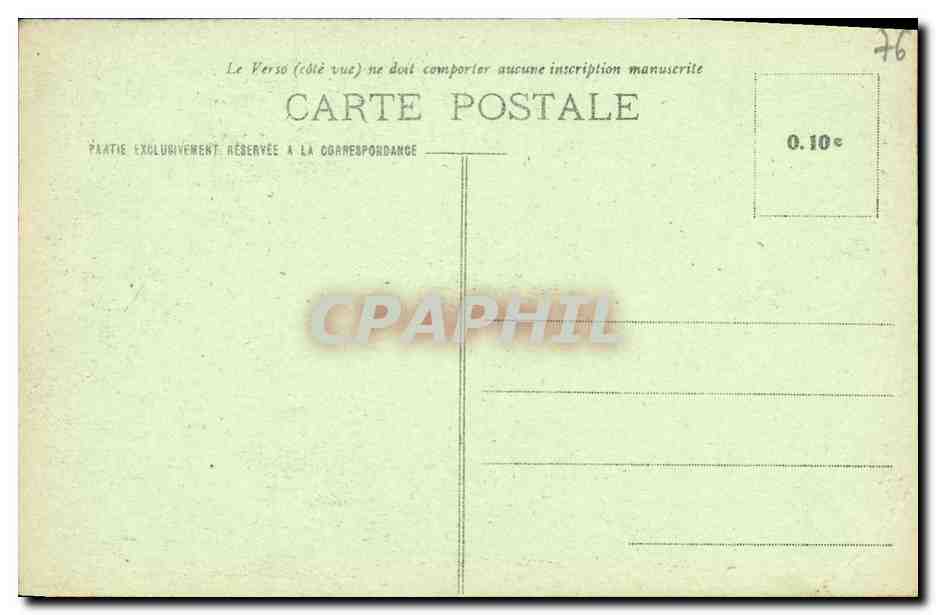 CPA Rouen La Cathedrale La Fleche — Rückseite