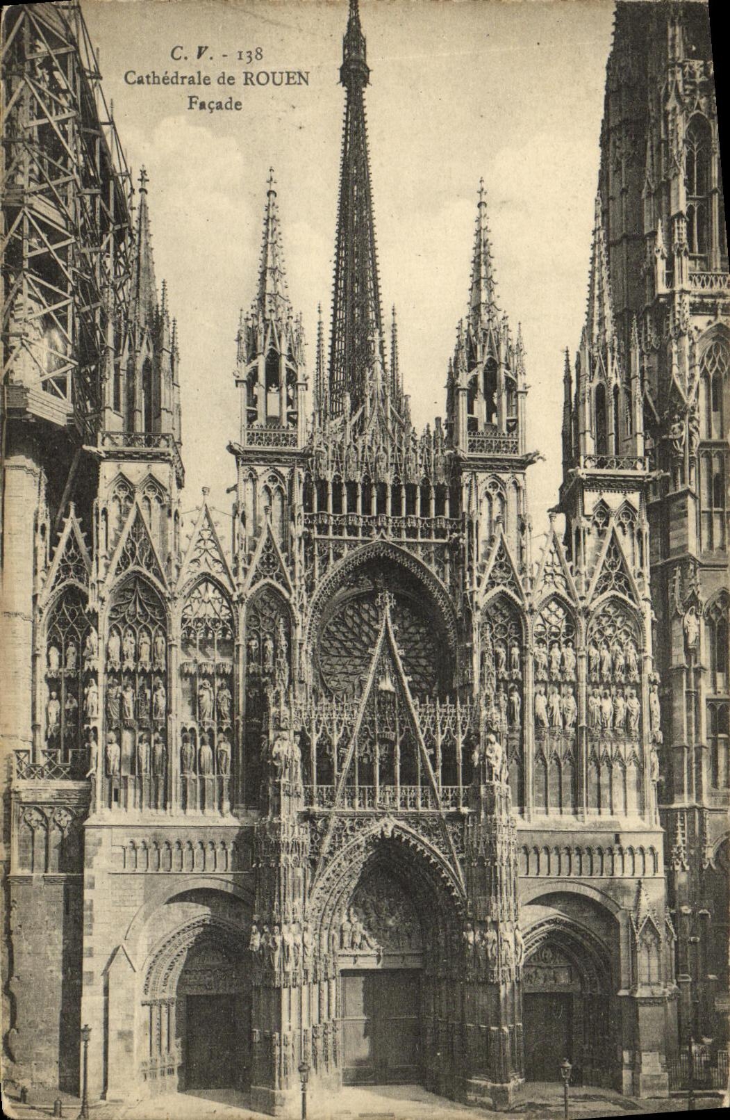 CPA Rouen cathedrale de Rouen
