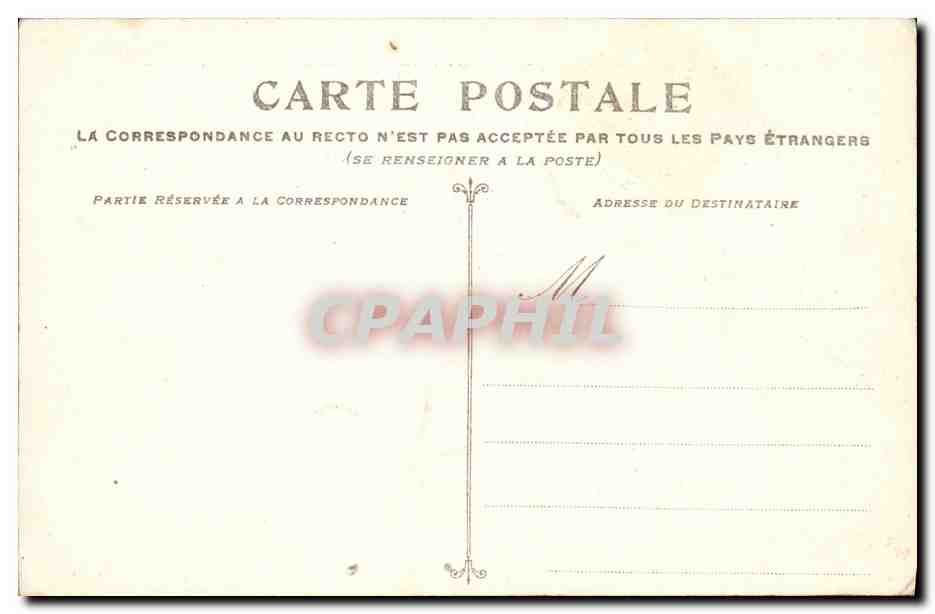 CPA Rouen Palais de Justice Facade Place Verdrel — Verso