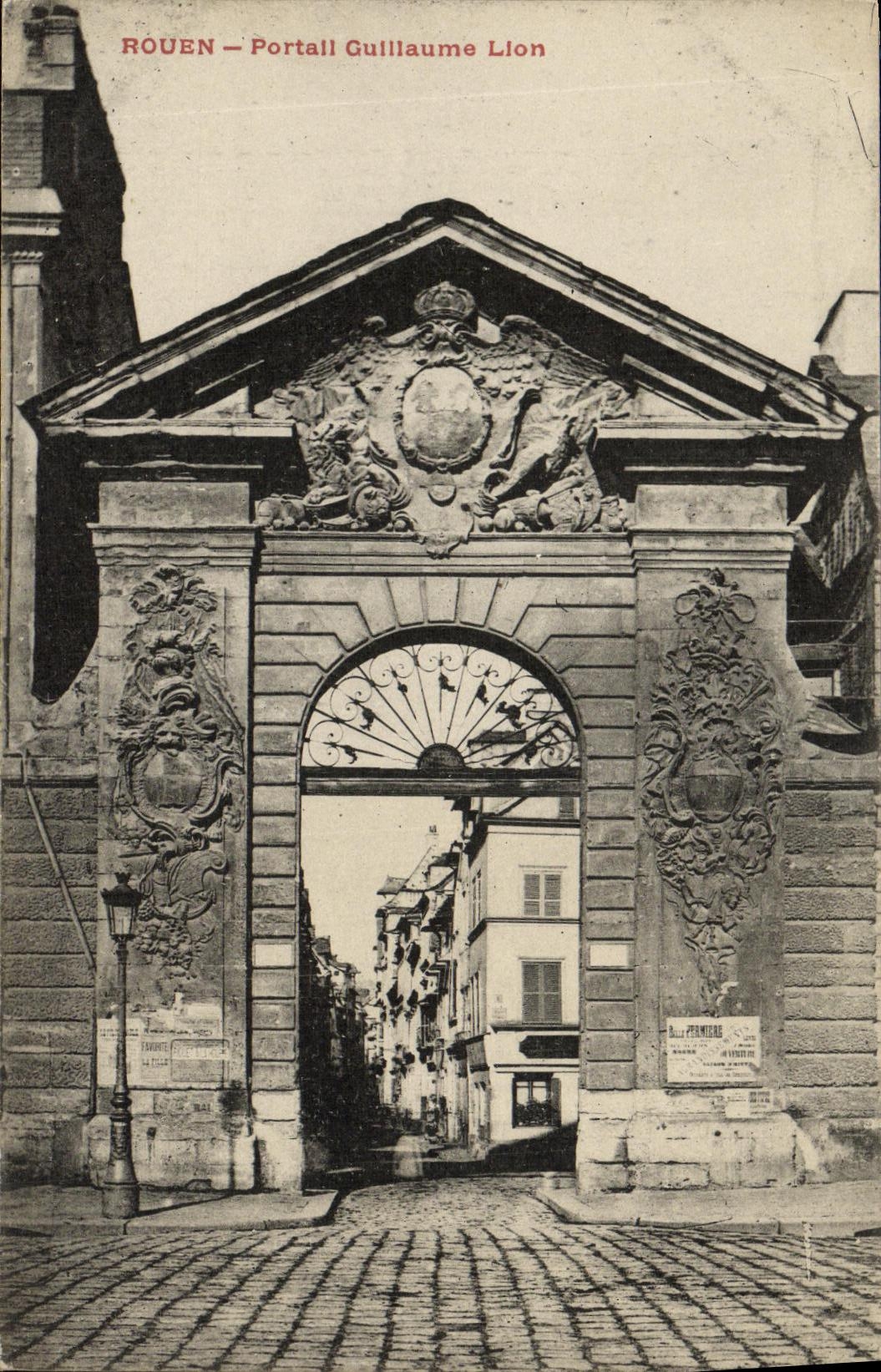CPA Rouen Portail Guillaume Lion