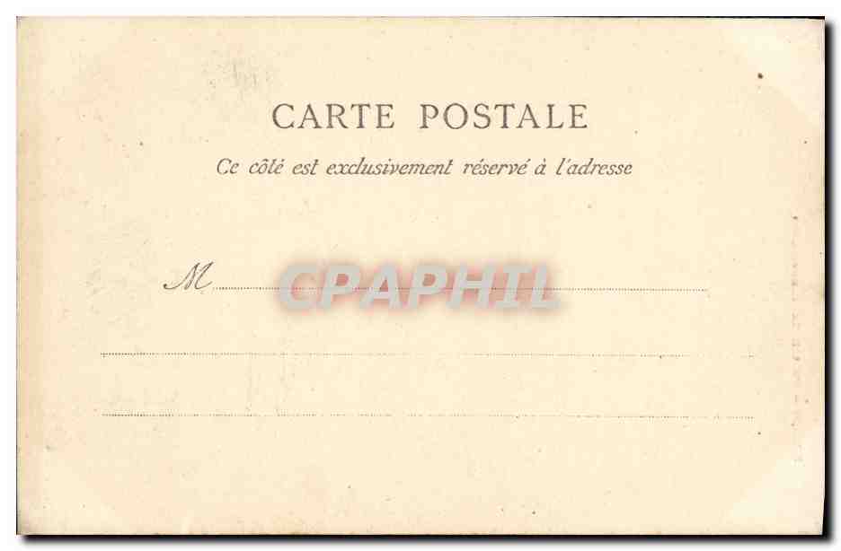 CPA Rouen Portail Guillaume Lion — Verso