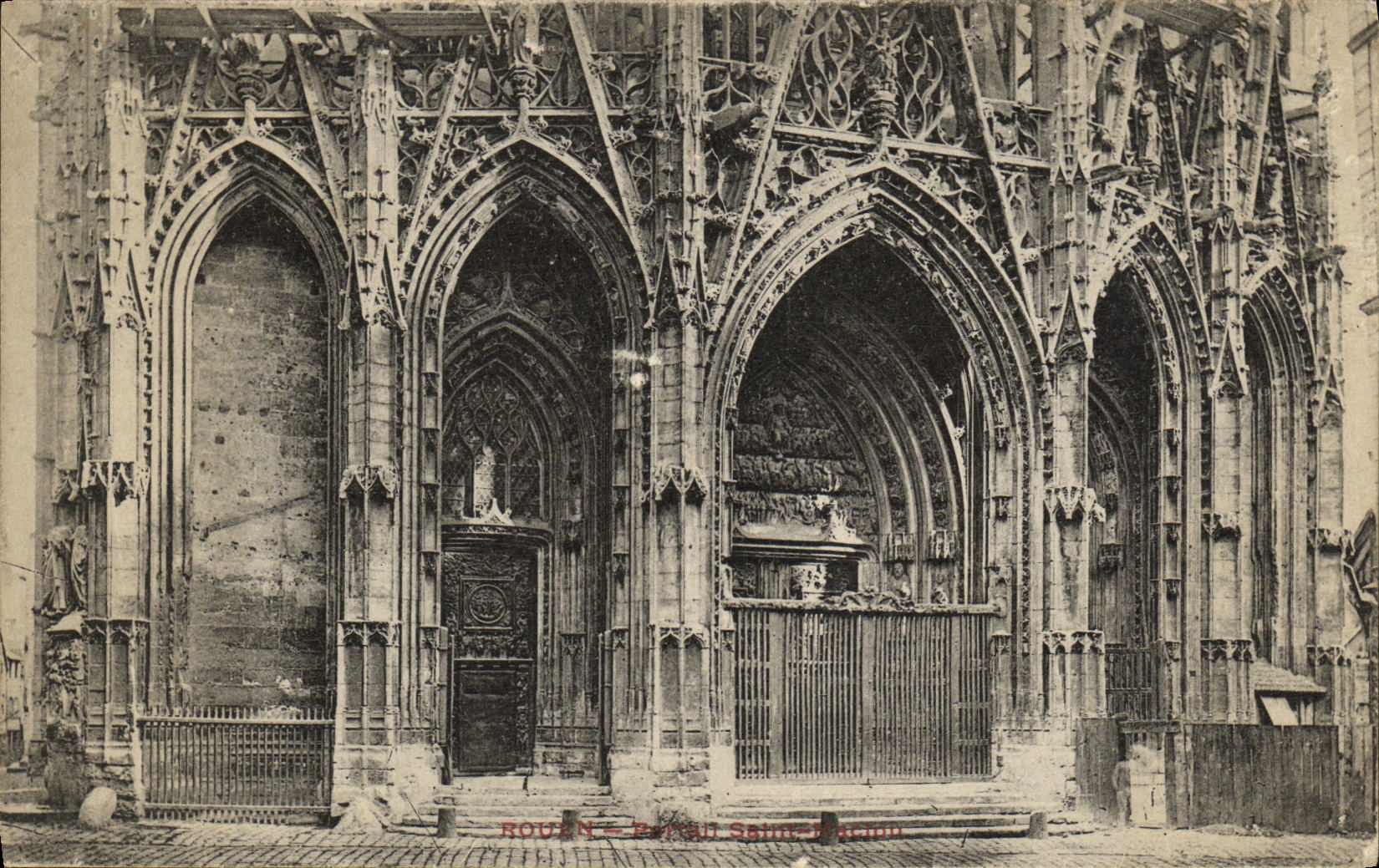 CPA Rouen Portail Saint Maclou