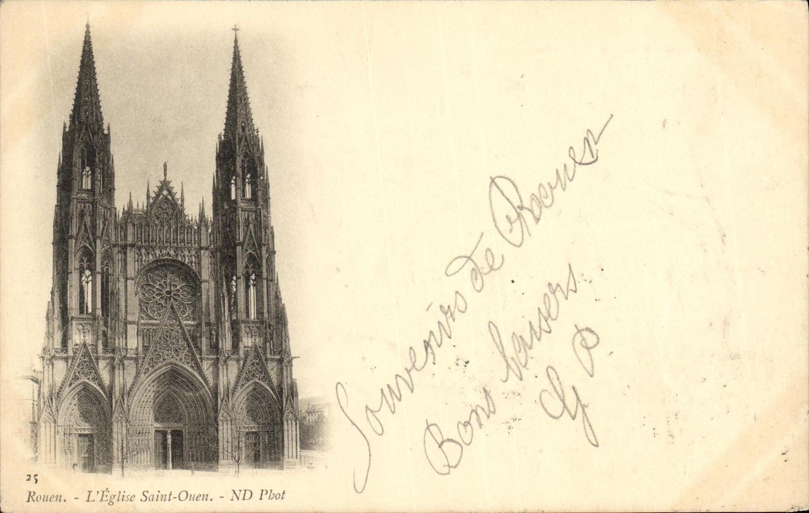 CPA Rouen L Eglise Saint Ouen