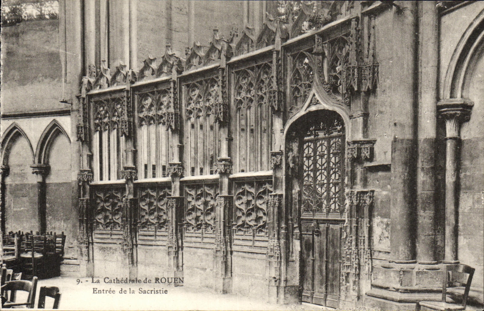CPA Rouen La Cathedrale Entree de la Sacristie