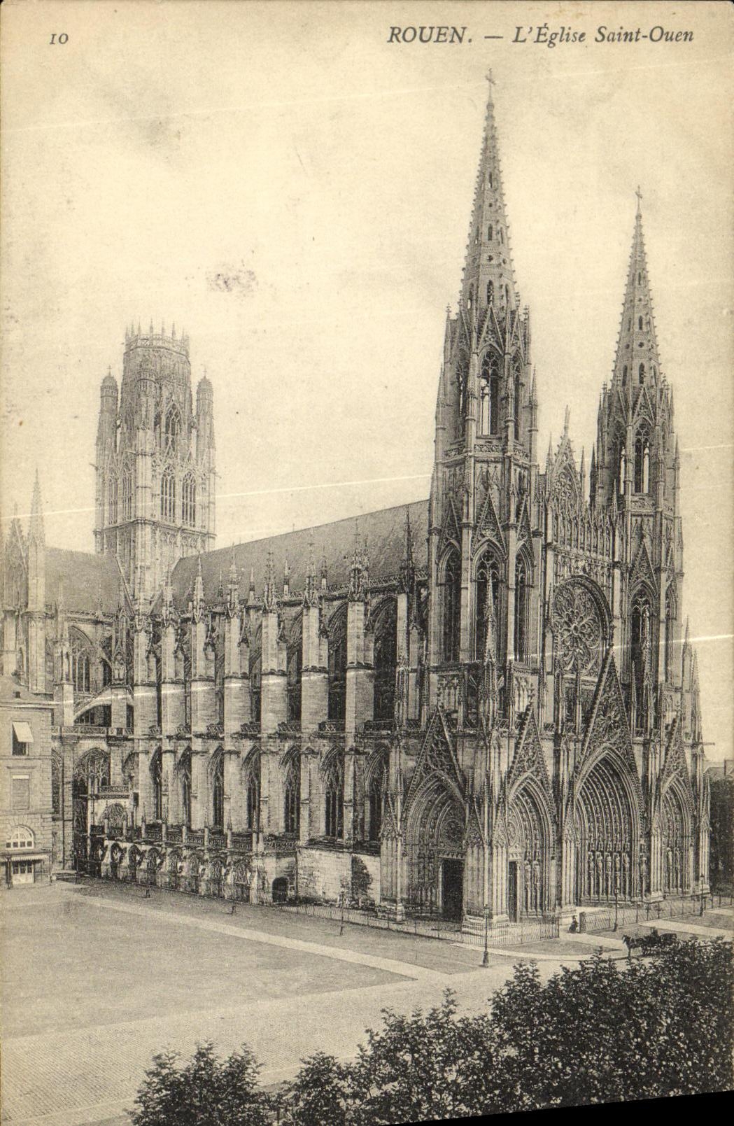 CPA Rouen L Eglise Saint Ouen