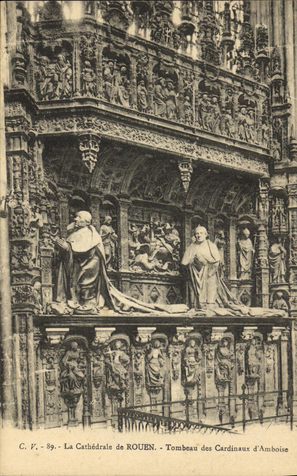 CPA Rouen La Cathedrale de Tombeau des Cardinaux d Amboise