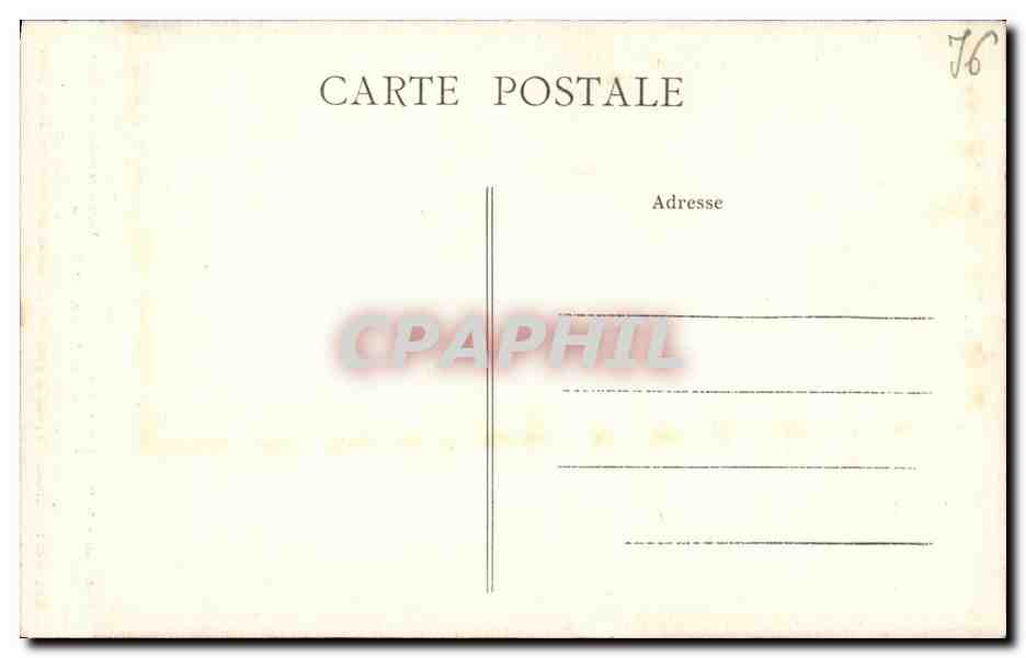 CPA Deville les Rouen Chapelle et source St Simeon Rue du docteur Batalile — Rückseite
