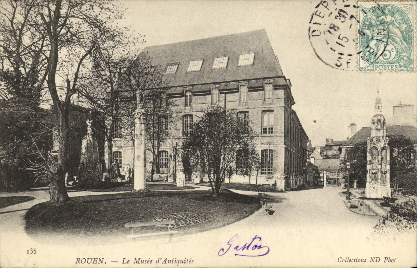CPA Rouen Le Musee d Antiquites