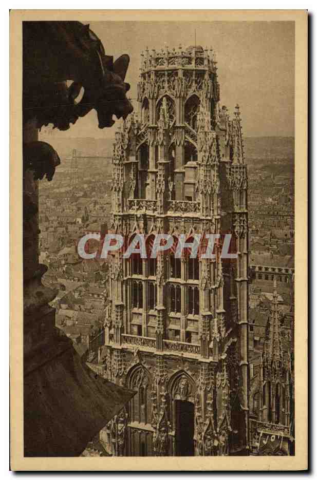 CPA Rouen La Tour du Beurre