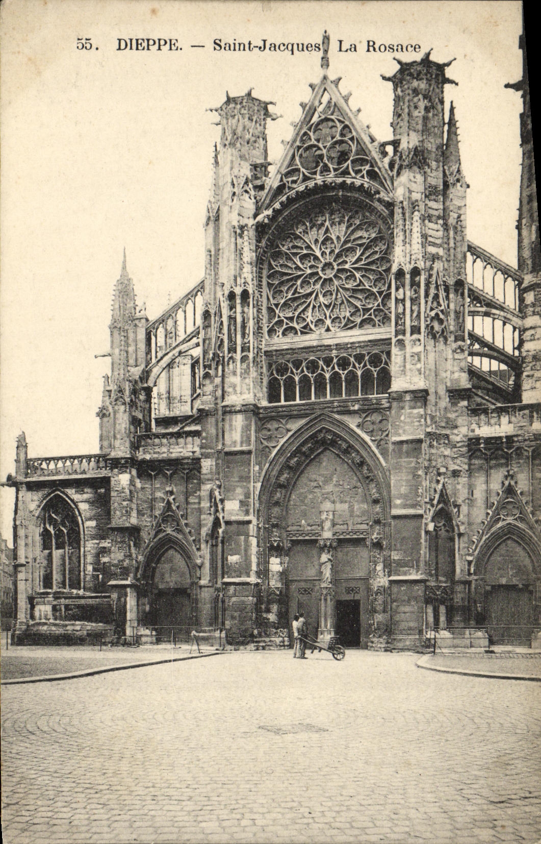CPA Dieppe Saint Jacques La Rosace