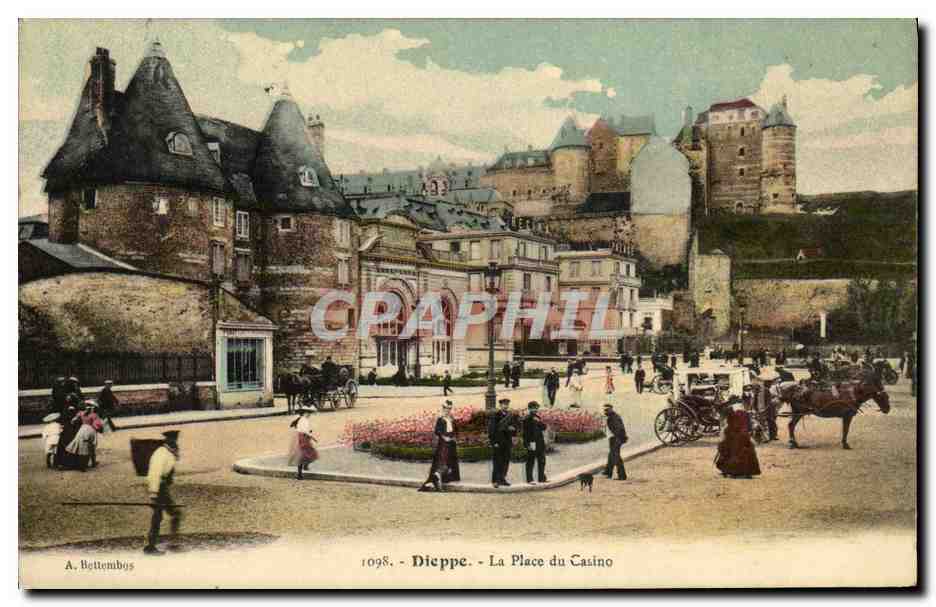 CPA Dieppe La Place du Casino