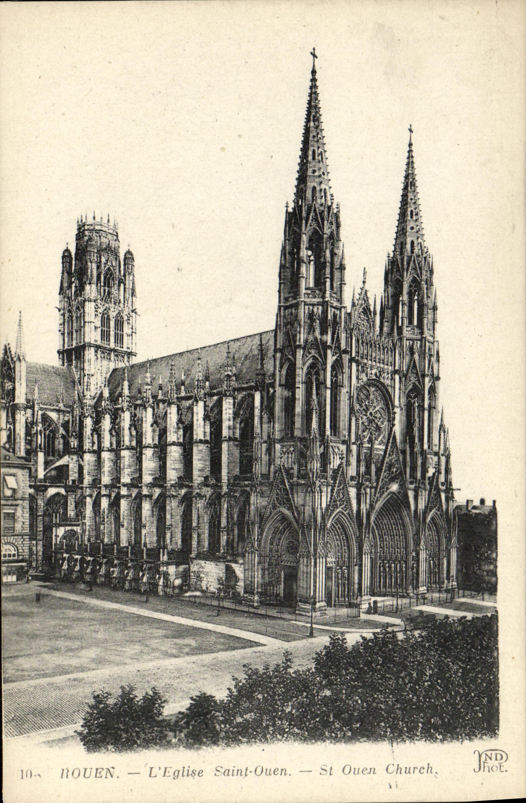 CPA Rouen L Eglise Saint Ouen