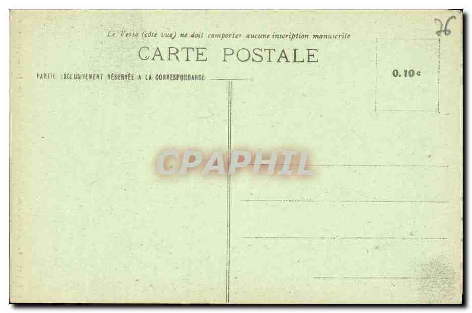 CPA Rouen La Cathedrale de Statue d Adam et Eve a la Tour — Verso