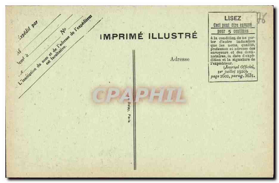 CPA Rouen L Eglise St Ouen — Rückseite
