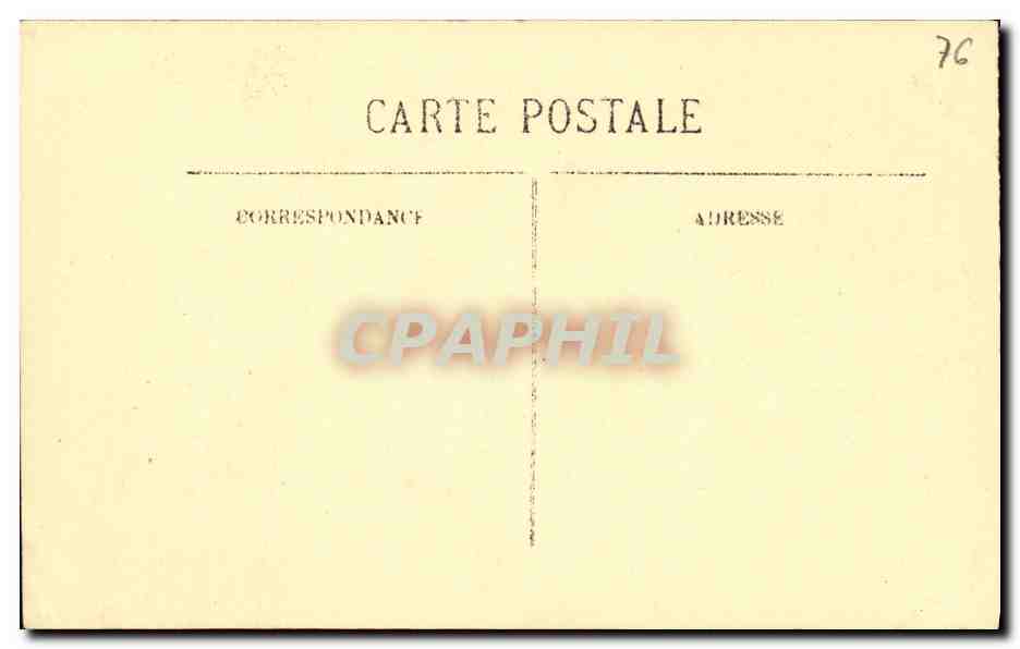 CPA Rouen Notre Dame Portail Des Libraires — Verso