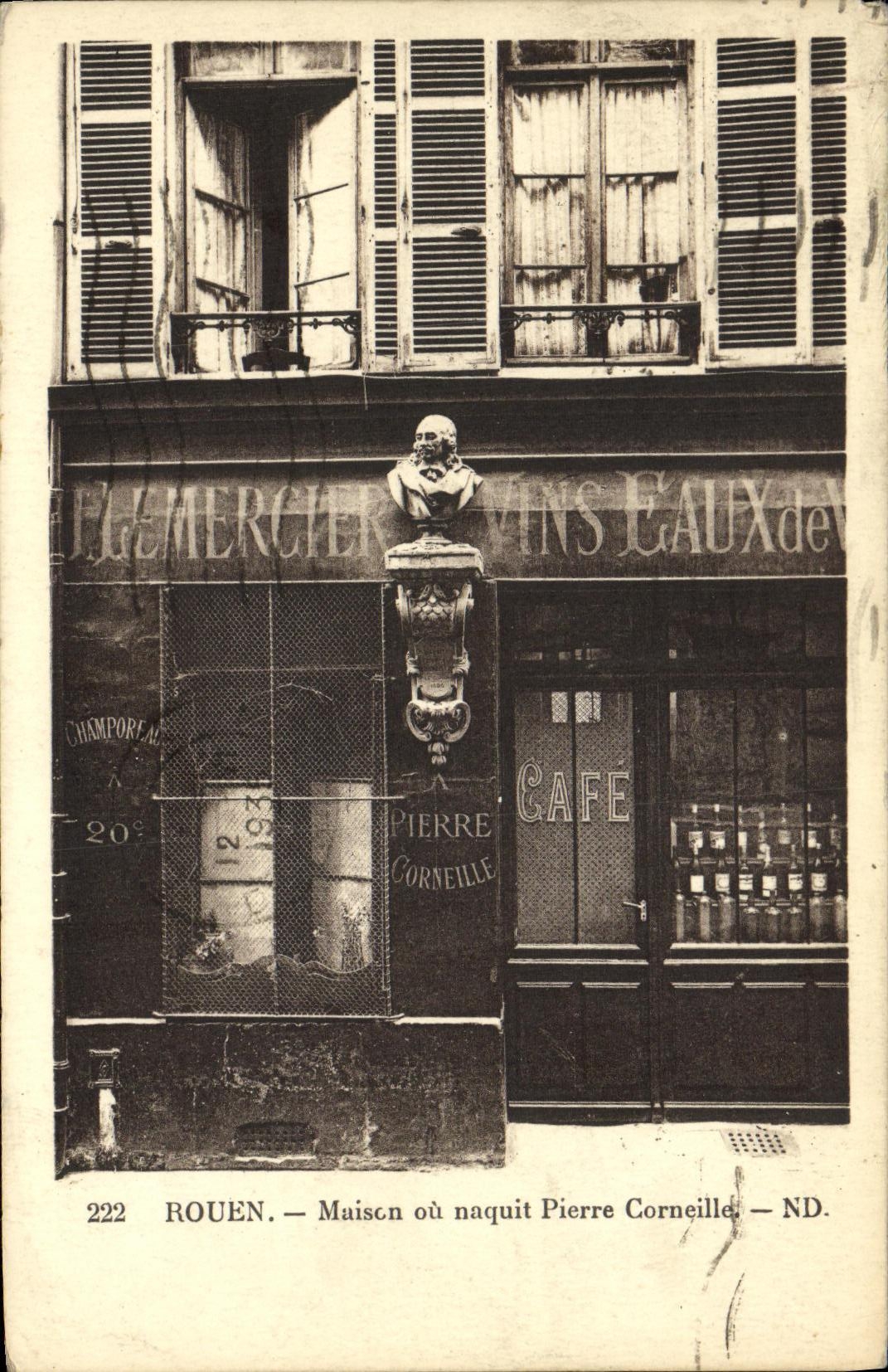 CPA Rouen Maison ou Naquit Pierre Corneille