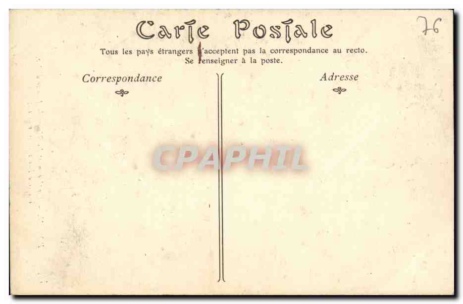 CPA Rouen Emplacement du bucher de Jeanne d arc brulee le 30 mai 1431 — Verso