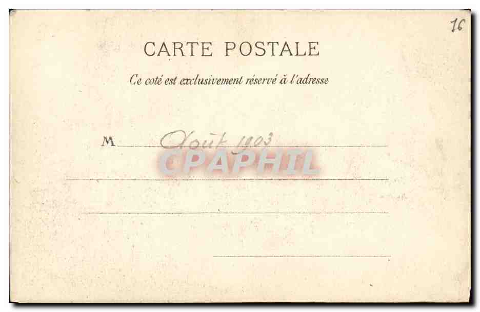 CPA Rouen Haute vieille tour — Verso