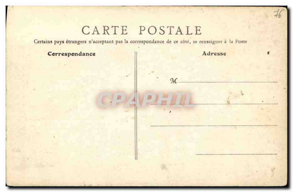 CPA Rouen Eglise De Bonsecours — Verso