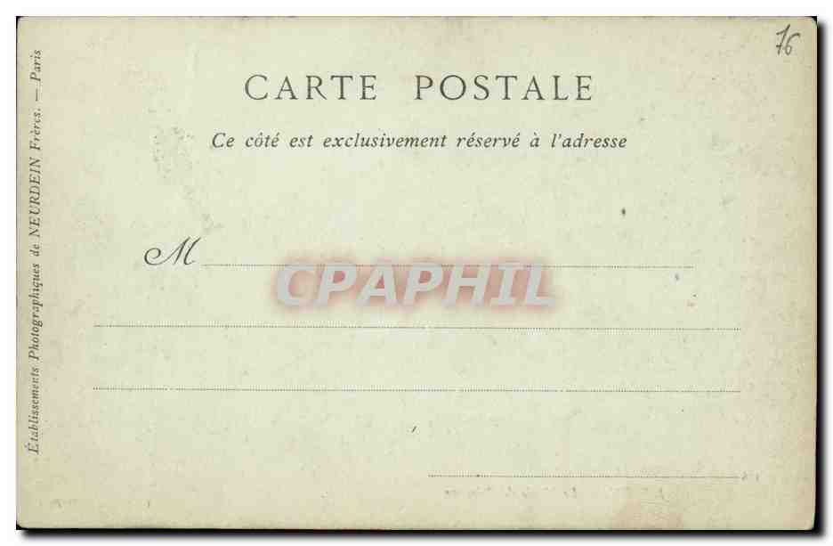 CPA Rouen Le Musee de Peinture — Rückseite