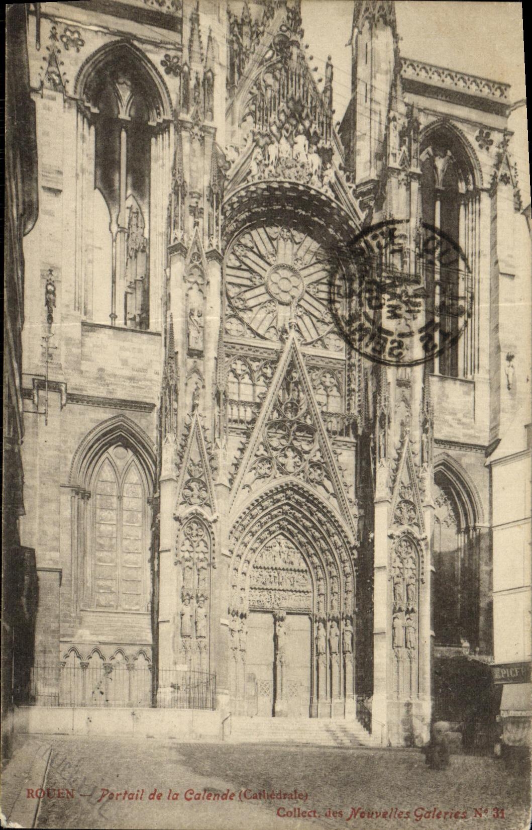 CPA Rouen Portail de la Calende 