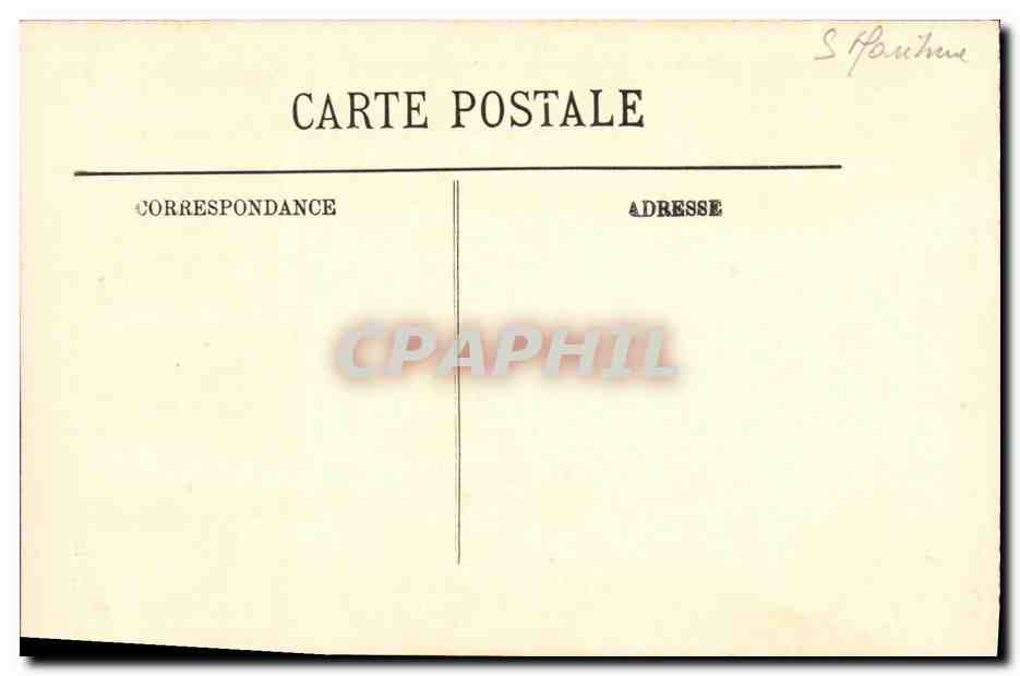 CPA Rouen La Cathedrale Le Portail — Rückseite