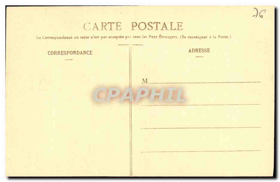 CPA Rouen La Cathedrale de Tombeau de Louis de Breze — Verso