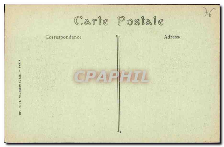 CPA Rouen Eglise Saint Maclou Porte De Jean Goujon St Maclou — Verso