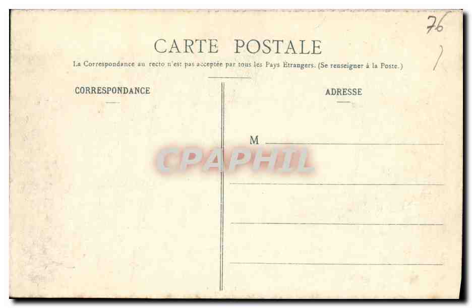 CPA Rouen Hotel Bourgtheroulde Le Camp du Drap d Or — Rückseite