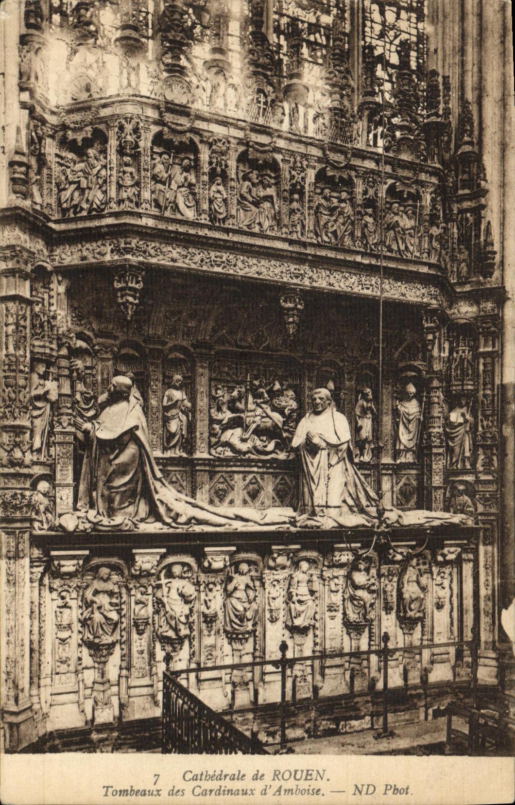 CPA Rouen Cathedrale de Tombeaux des cardinaux d Amboise