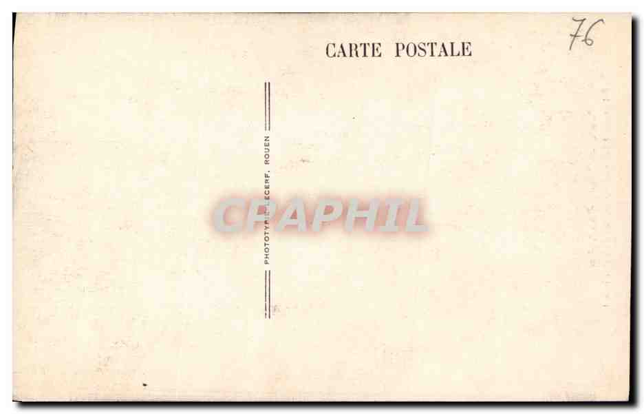 CPA Rouen Musee d Antiquites Buffet sculpte — Verso