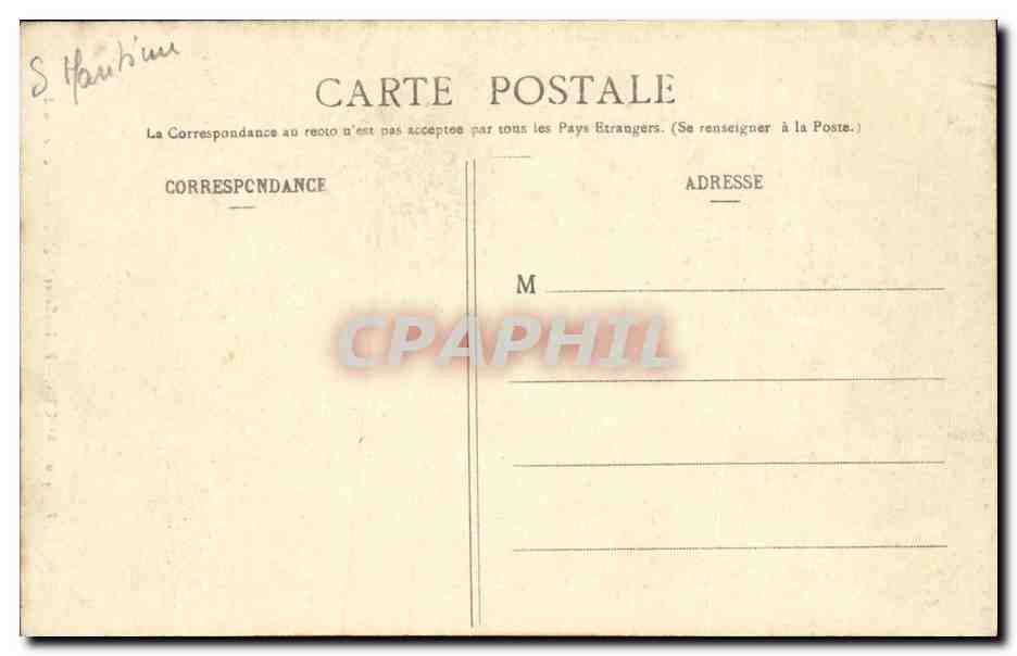CPA Rouen Eglise Saint Maclou Porte Cote Nord — Rückseite