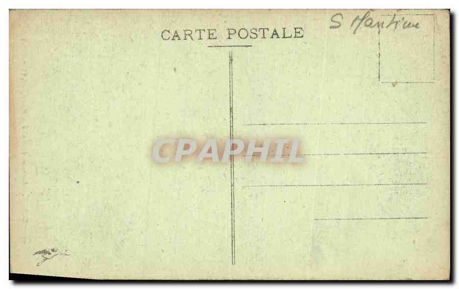 CPA Rouen Fontaine de la Grosse Horloge — Rückseite