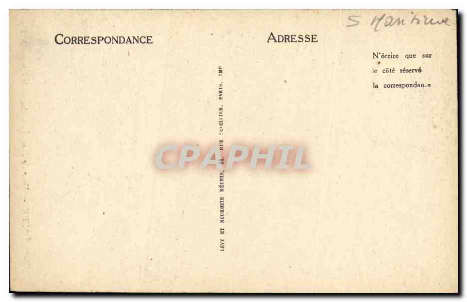 CPA Rouen Tour de Beurre Adam et Eve — Verso
