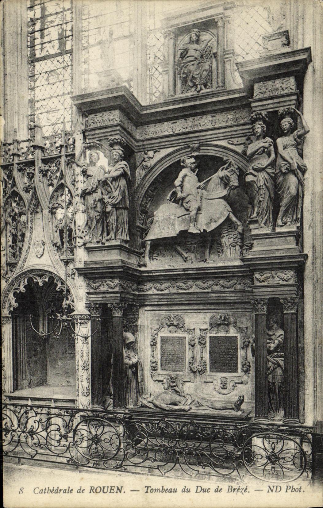 CPA Rouen Cathedrale Tombeau du Duc De Breze