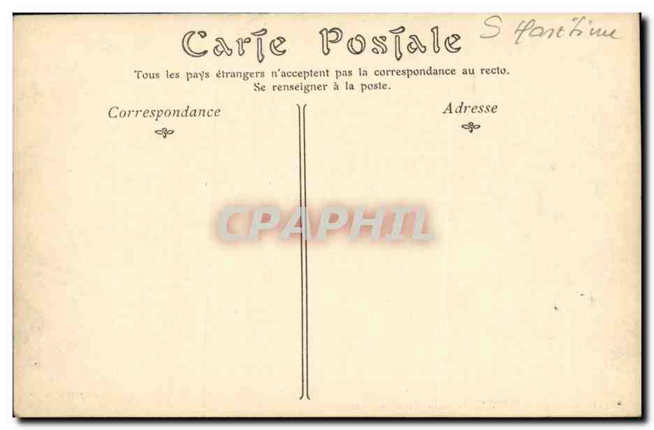 CPA Rouen Ecole Normale superieure — Rückseite