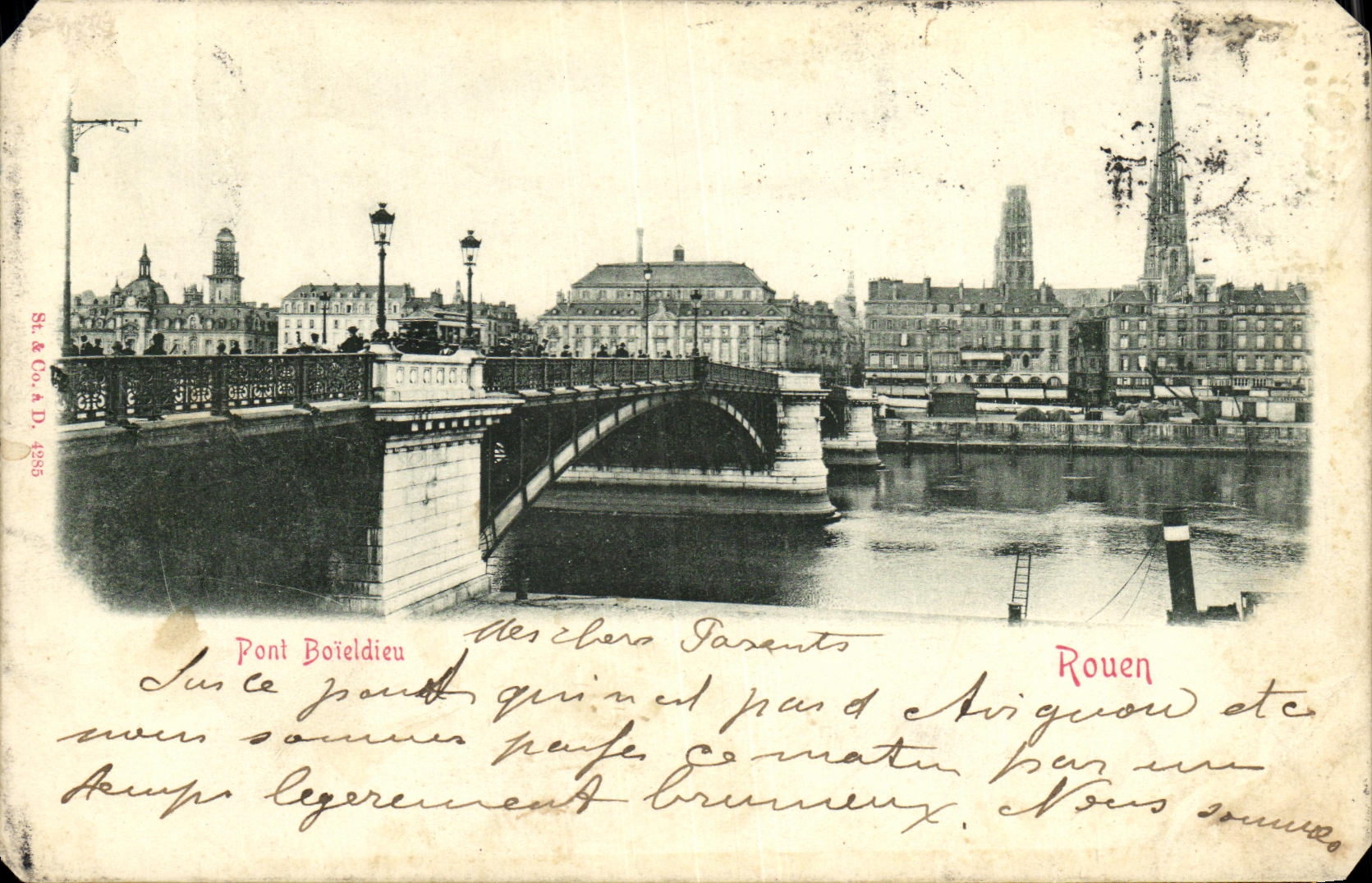 CPA Rouen Pont Boleldieu
