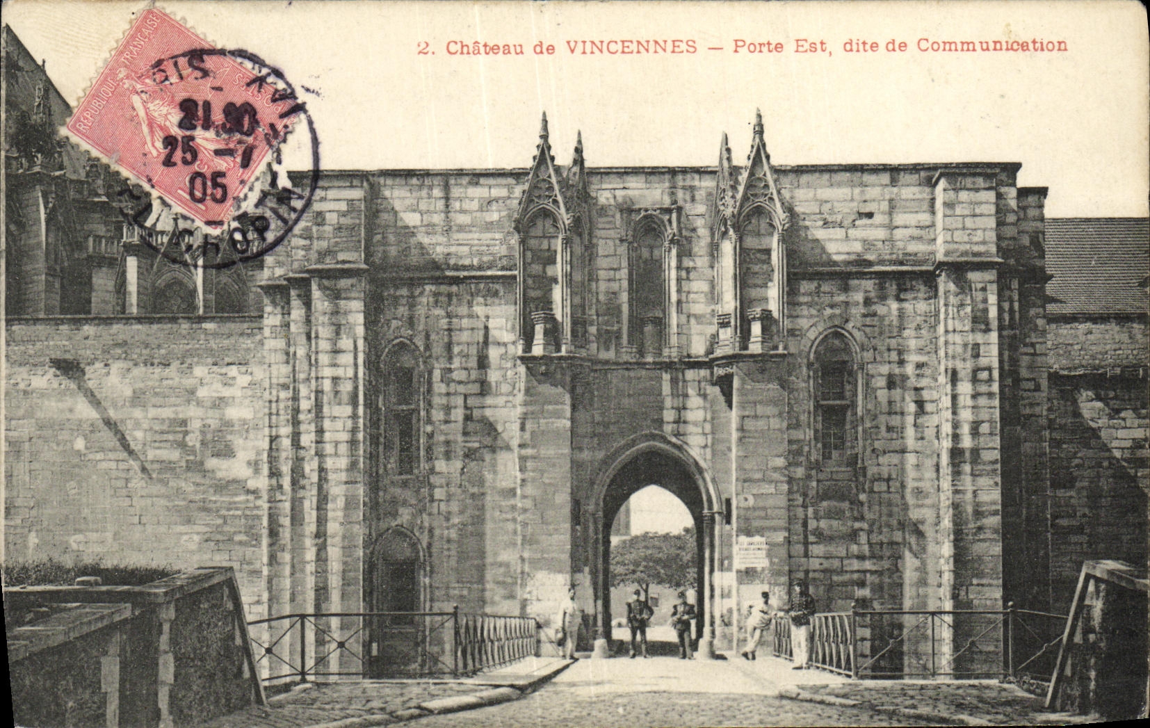 CPA Vincennes Chateau de porte Est dite de Communication
