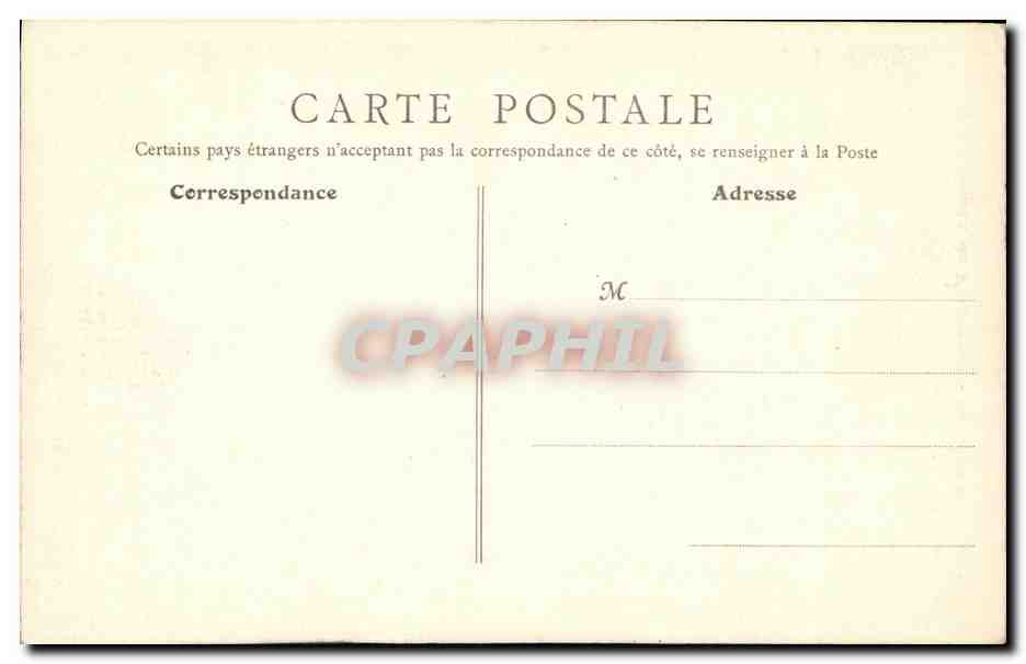 Château de Vincennes - Portail de la Chapelle — B. F., Paris — Rückseite